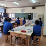 ものづくり体験講座 勾玉づくり in平第三中学校